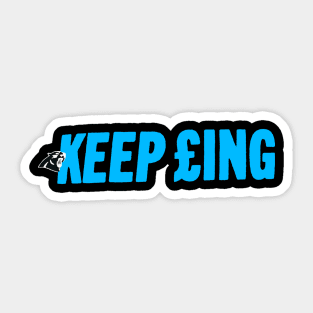 Keep Pounding Panthers UK Sticker